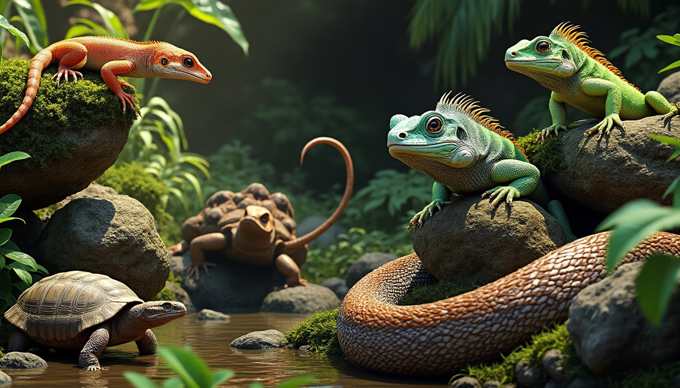 Espérance de vie des reptiles : un engagement de dix à cinquante ans