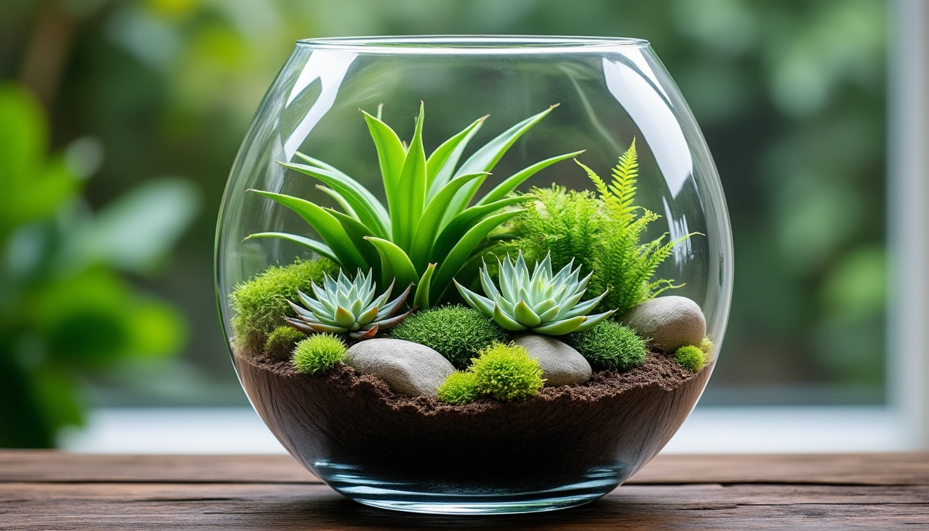 Plantes en terrarium : les espèces qui tiennent