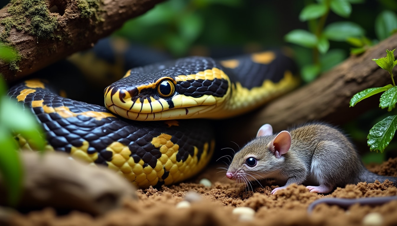 Refus de nourriture chez un serpent : les causes fréquentes