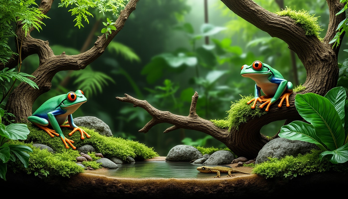 Terrarium et vivarium de Kerdanet : composition et besoins