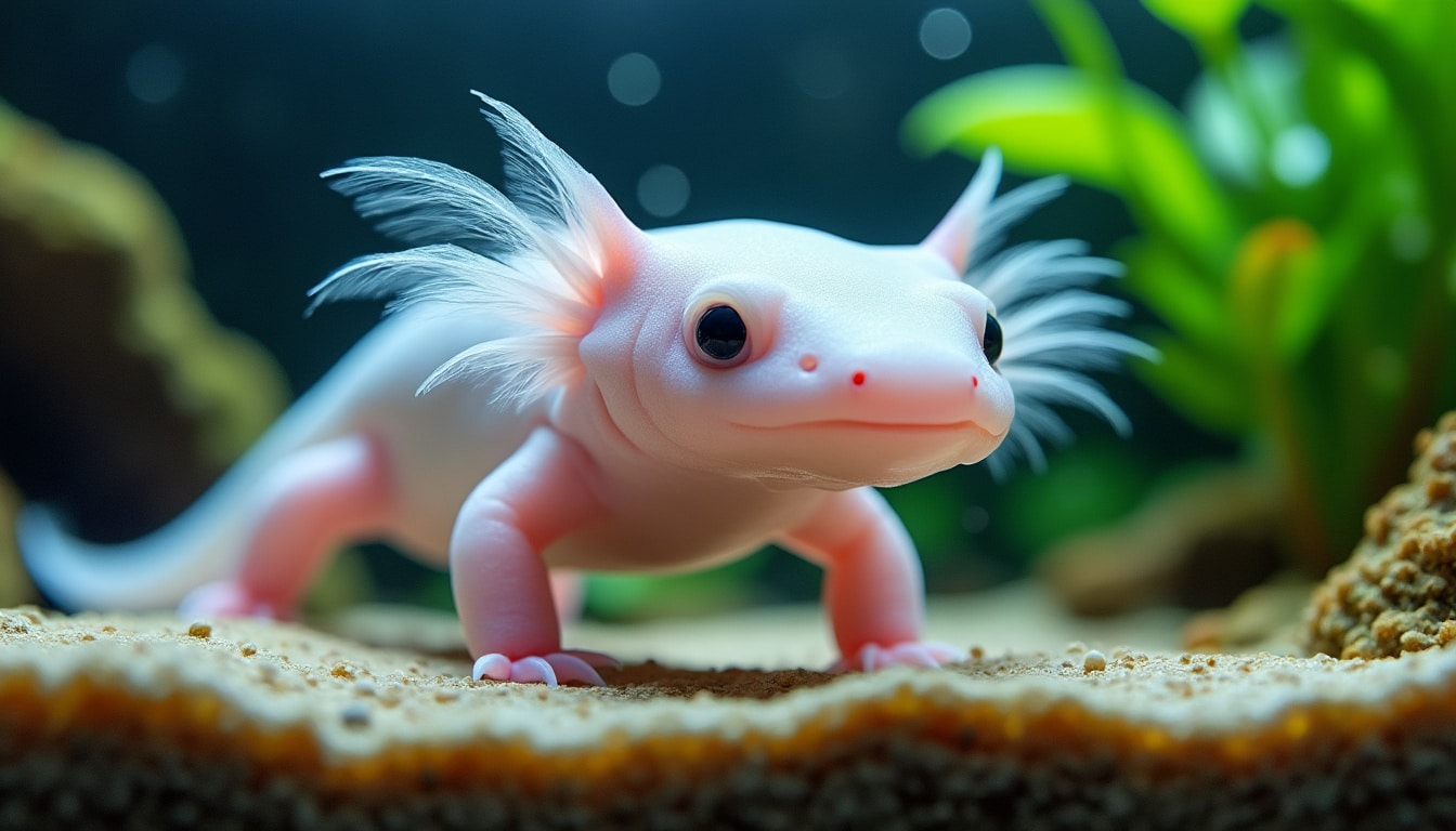 Axolotl : un amphibien aquatique et ses besoins propres
