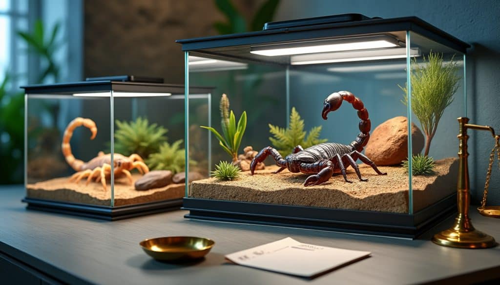 Scorpions : les espèces de terrarium et leur cadre légal