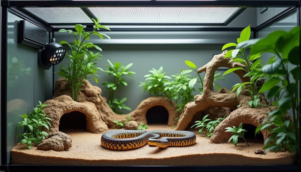 Terrarium pour serpent : les particularités à prévoir
